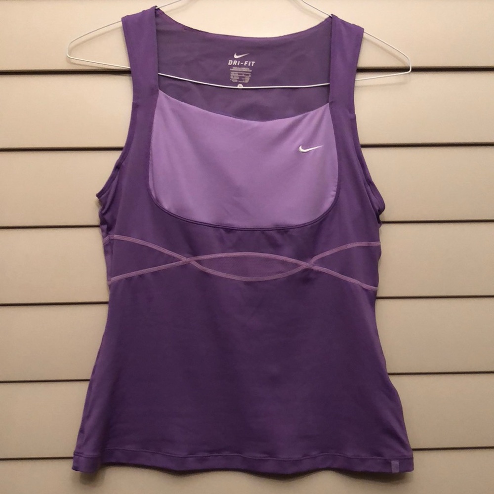 ❌❌SOLD❌❌ Purple Nike Bra Workout Top Dri-Fit Med